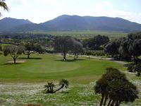 Le village de Canyamel à Majorque. Le golf de Canyamel (auteur G. Delhey). Cliquer pour agrandir l'image.