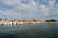 Le village de Colónia de Sant Jordi à Majorque. Le port. Cliquer pour agrandir l'image.