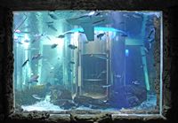 The village of Colonia de Sant Jordi Majorca - The Aquarium Visitor Centre Cabrera. Click to enlarge the image.