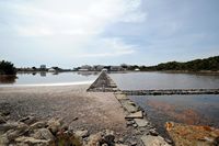 Le village de Colónia de Sant Jordi à Majorque. Salines de s'Avall. Cliquer pour agrandir l'image.