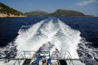 Peninsula and Cape Formentor in Mallorca - The shuttle Formentor beach. Click to enlarge the image.