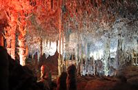 Caves Harpoons (Hams) in Mallorca - The "Dream of an Angel" room. Click to enlarge the image.