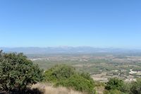 The Sanctuary of Cura de Randa in Mallorca - the northwest of the island seen from the terrace of the north-east. Click to enlarge the image.