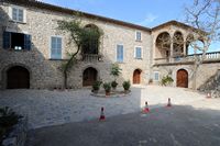 Le domaine de Son Marroig à Majorque. Façade. Cliquer pour agrandir l'image.
