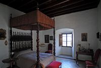 Le domaine de Son Marroig à Majorque. La chambre. Cliquer pour agrandir l'image.