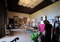 Le domaine de Son Marroig à Majorque. Salle de séjour. Cliquer pour agrandir l'image.