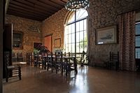 Le domaine de Son Marroig à Majorque. La salle à manger. Cliquer pour agrandir l'image.