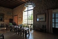 Le domaine de Son Marroig à Majorque. La salle à manger. Cliquer pour agrandir l'image.