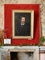 Le domaine de Son Marroig à Majorque. Portrait de l'archiduc Ludwig Salvator. Cliquer pour agrandir l'image.