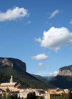 La ville d'Alaró à Majorque. Cliquer pour agrandir l'image.