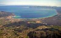 The town of Alcudia in Mallorca - Aerial View of Alcudia (author J. Rigo). Click to enlarge the image.