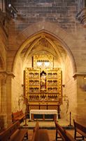The town of Alcudia in Mallorca - Chapel of Our Lady of Mount Carmel church of Saint-Jacques. Click to enlarge the image.