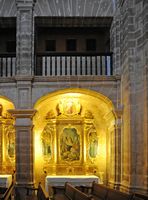 The town of Alcudia in Mallorca - Chapel of St. Francis Xavier Church Saint-Jacques. Click to enlarge the image.
