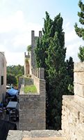 The town of Alcudia in Majorca - The walls. Click to enlarge the image.