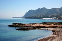 The town of Alcudia in Majorca - The north-west coast of the peninsula of Victòria (author Frank Vincentz). Click to enlarge the image.