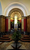 The town of Artà in Mallorca - Sant Salvador Sanctuary - The choir of the church of Sant Salvador. Click to enlarge the image.