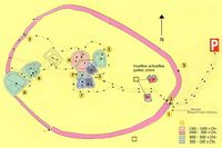 The village of Ses talayotic Païsses Mallorca - Sitemap (author Pedro Servera). Click to enlarge the image.