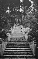 The finca in Mallorca Raixa - Senior gardens in the early 20th century. Click to enlarge the image.
