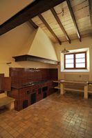 La finca Raixa à Majorque. La cuisine des Maîtres. Cliquer pour agrandir l'image.