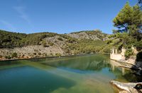 La finca Raixa à Majorque. Le bassin. Cliquer pour agrandir l'image.