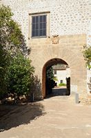La finca Raixa à Majorque. L'entrée du manoir. Cliquer pour agrandir l'image.