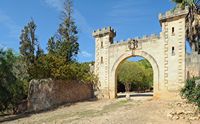 Raixa the finca in Majorca - The portal area. Click to enlarge the image.