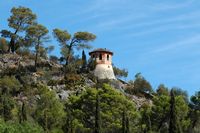La finca Raixa à Majorque. Le pavillon mauresque. Cliquer pour agrandir l'image.
