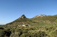 La ville de Bunyola à Majorque. Finca près de Bunyola. Cliquer pour agrandir l'image.