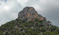 La ville de Bunyola à Majorque. Puig de Son Poc. Cliquer pour agrandir l'image.