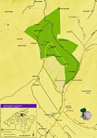 La ville de Campanet à Majorque. Plan d'accès aux sources Ufanes. Cliquer pour agrandir l'image.