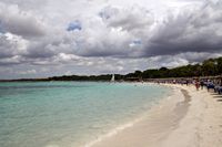 La ville de Campos à Majorque. La plage d'es Trenc (auteur Bogdan Giusca). Cliquer pour agrandir l'image.