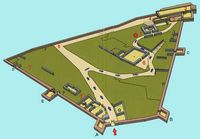 Le château de Capdepera à Majorque. Plan de la visite du château. Cliquer pour agrandir l'image.