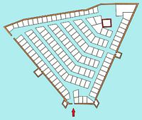 Le château de Capdepera à Majorque. Plan du château au 16e siècle. Cliquer pour agrandir l'image.