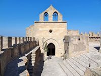 Le château de Capdepera à Majorque. La chapelle Notre-Dame (auteur Olaf Tausch). Cliquer pour agrandir l'image.