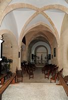 Le château de Capdepera à Majorque. La chapelle Notre-Dame. Cliquer pour agrandir l'image.