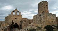 Le château de Capdepera à Majorque. La chapelle Notre-Dame. Cliquer pour agrandir l'image.