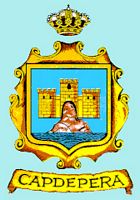 La ville de Capdepera à Majorque. Écusson de la ville (auteur Josep Arias López). Cliquer pour agrandir l'image.