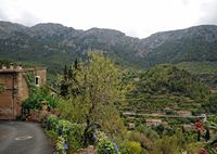 La ville de Deià à Majorque. Deià. Cliquer pour agrandir l'image.