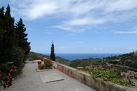 La ville de Deià à Majorque. Cimetière de Deià. Cliquer pour agrandir l'image.