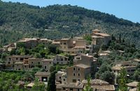 La ville de Deià à Majorque. Deià. Cliquer pour agrandir l'image.