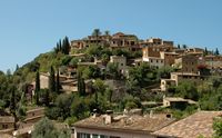 La ville de Deià à Majorque. Deià. Cliquer pour agrandir l'image.