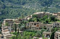 La ville de Deià à Majorque. Deià. Cliquer pour agrandir l'image.
