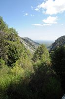 La ville d'Escorca à Majorque. Route d'Escorca et Lluc à Inca. Cliquer pour agrandir l'image.