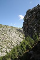 La ville d'Escorca à Majorque. Route d'Escorca et Lluc à Inca. Cliquer pour agrandir l'image.