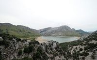 The city of Escorca Mallorca - Lake Cúber. Click to enlarge the image.