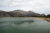 The city of Escorca Mallorca - Lake Cúber. Click to enlarge the image.