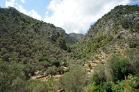 The city of Escorca Mallorca - Escorca Lluc Route and Inca. Click to enlarge the image.