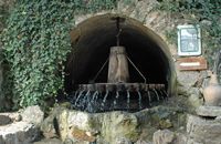 Sa Granja de Esporles à Majorque. Moulin de potier. Cliquer pour agrandir l'image.