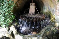 Sa Granja de Esporles à Majorque. Moulin de potier. Cliquer pour agrandir l'image.