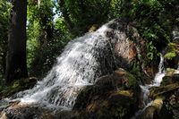 Sa Granja de Esporles à Majorque. Torrent. Cliquer pour agrandir l'image.